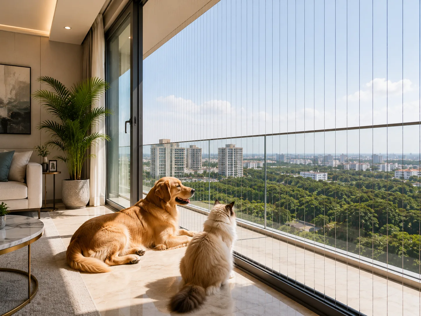 Pet Safety Invisible Grills